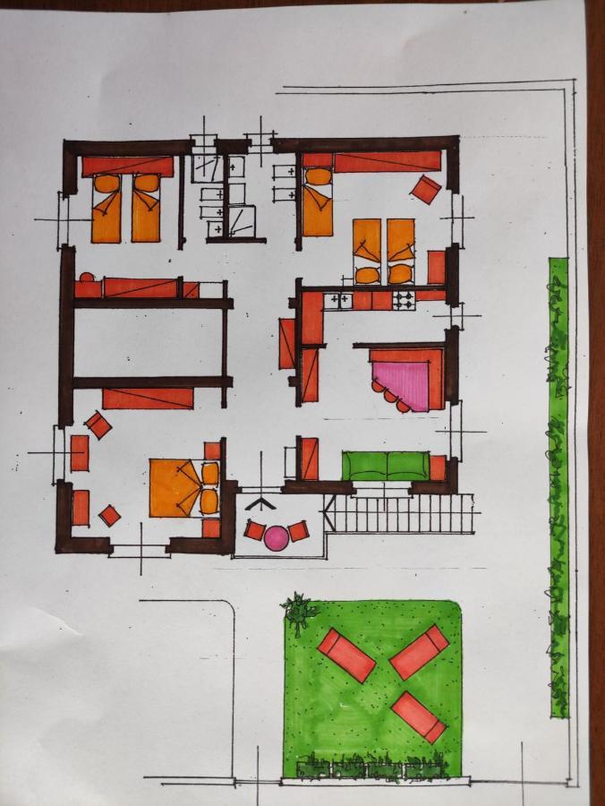 Il Nido Del Merlo Parcheggio E Giardino 韦尔巴尼亚 外观 照片
